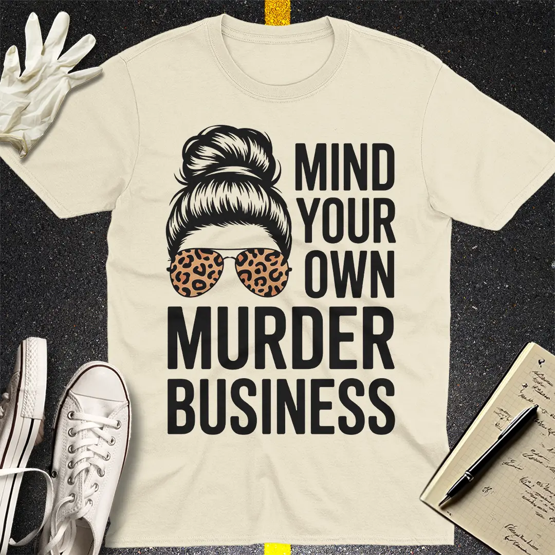 Crows Before Bros T-shirt - Natural