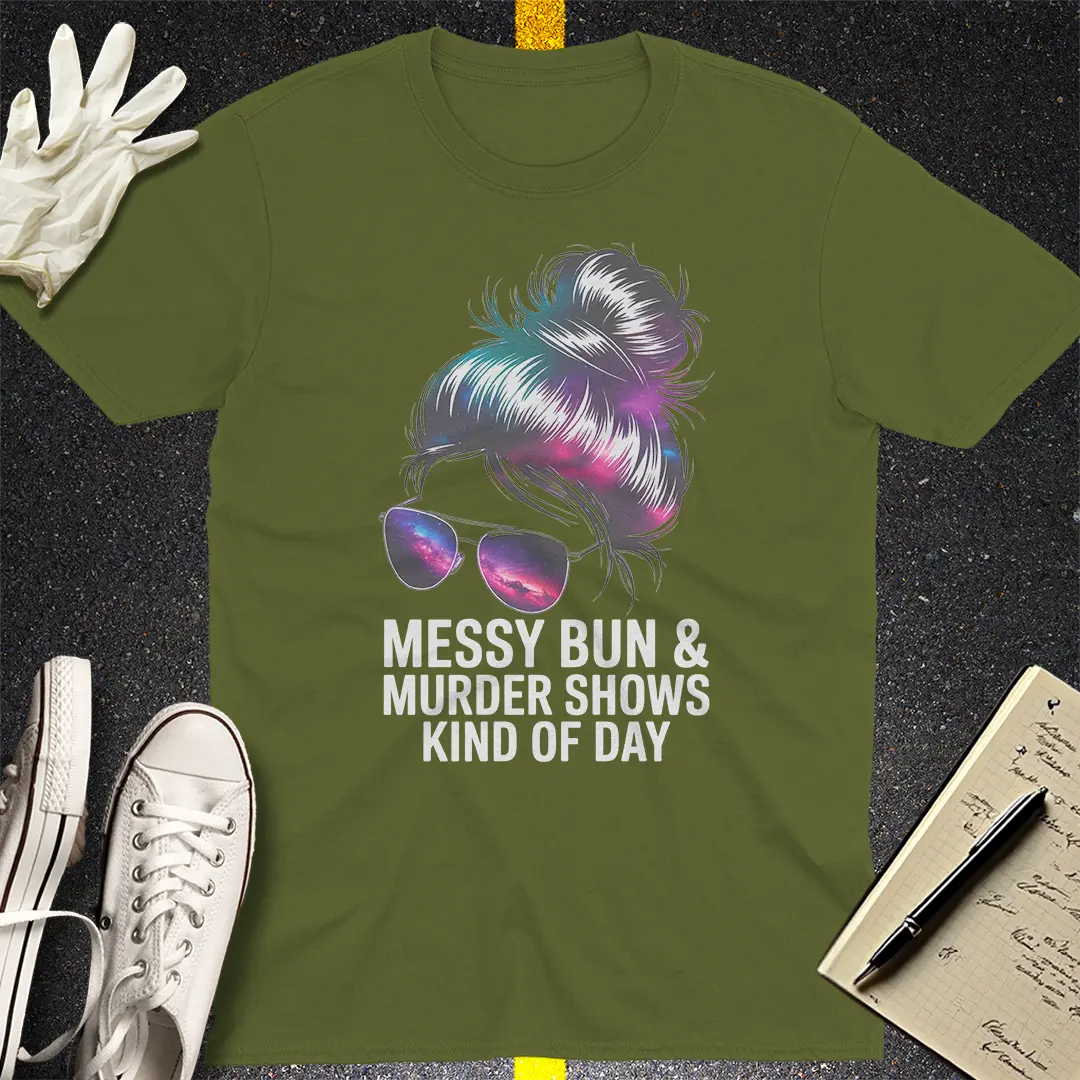 Crows Before Bros T-shirt - Military Green