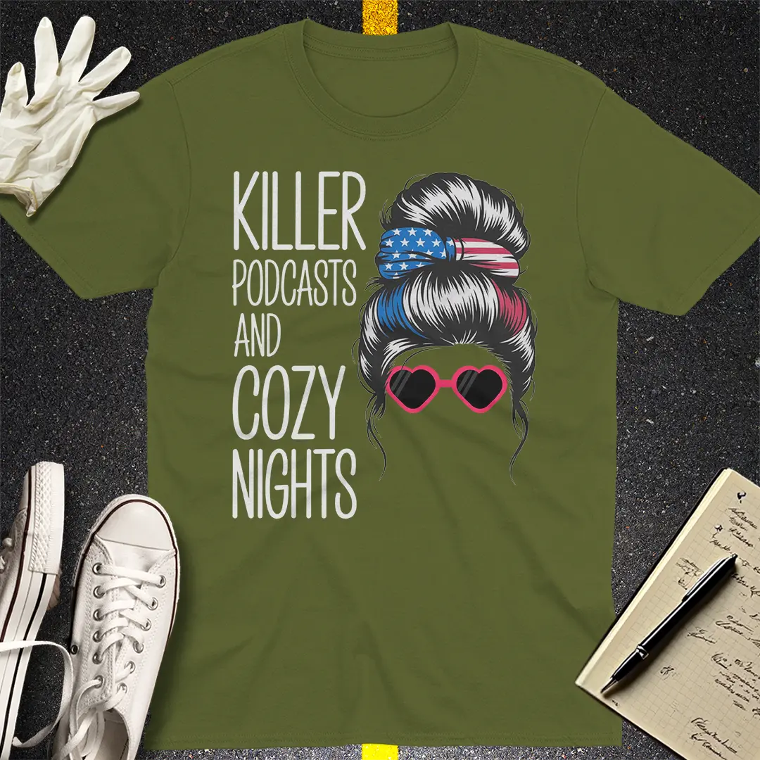 Crows Before Bros T-shirt - Military Green