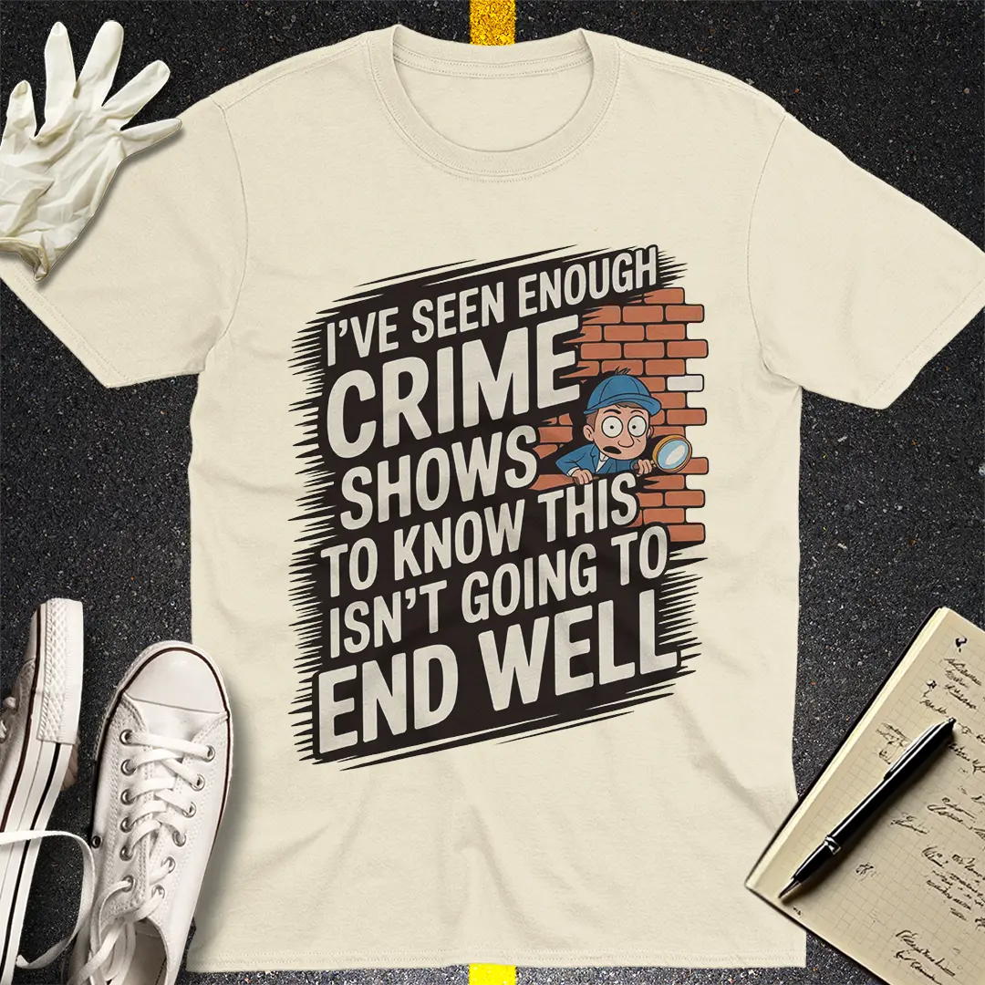 Crows Before Bros T-shirt - Natural
