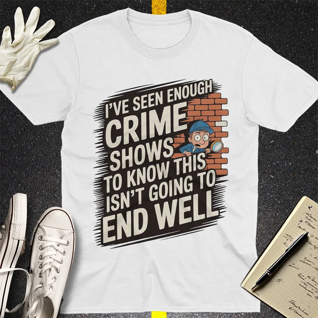 Crows Before Bros T-shirt - White