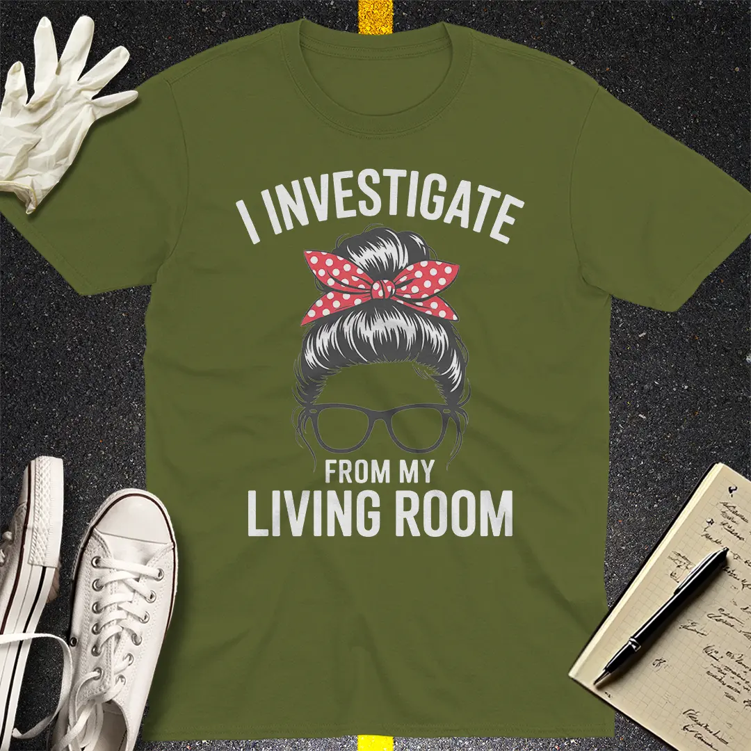 Crows Before Bros T-shirt - Military Green