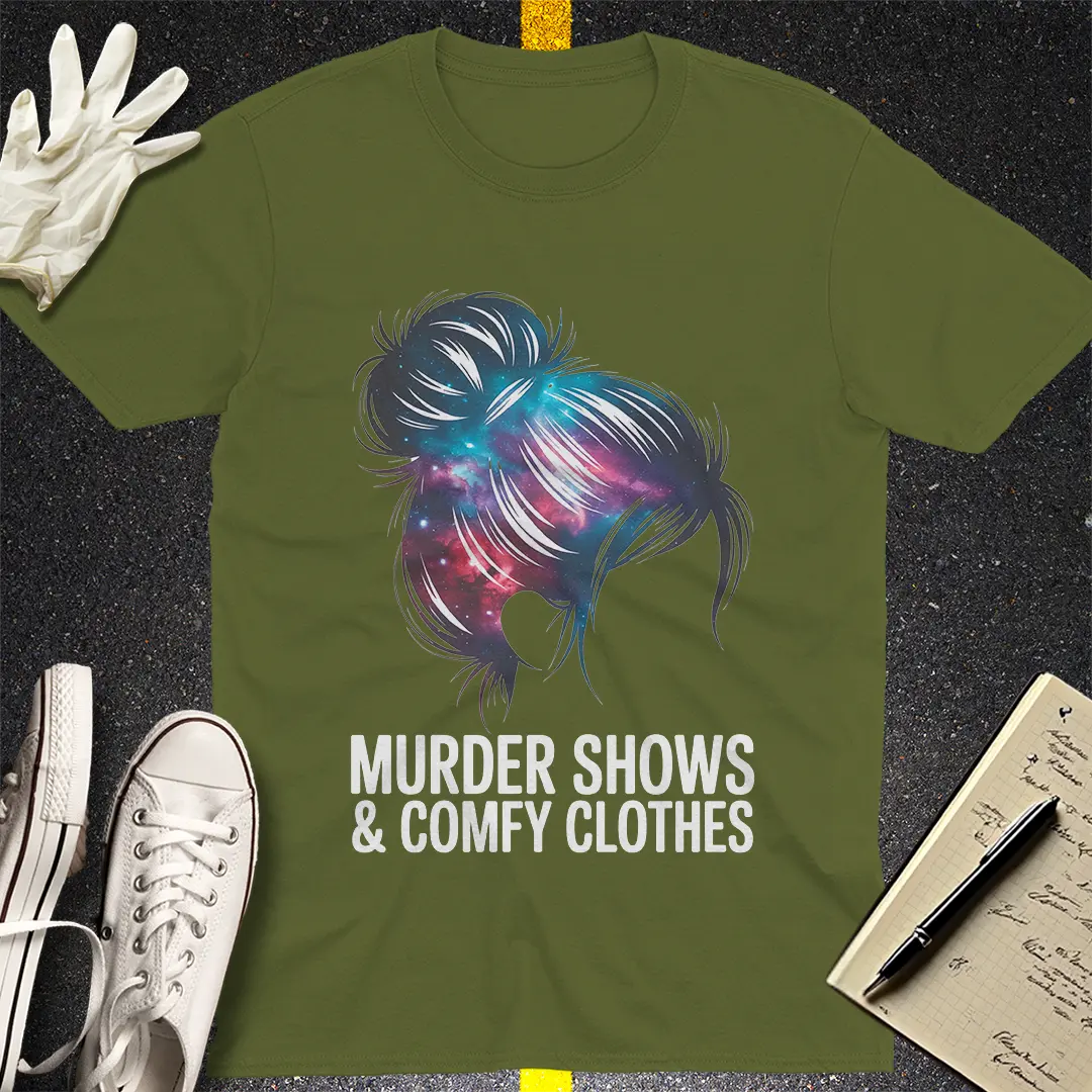 Crows Before Bros T-shirt - Military Green