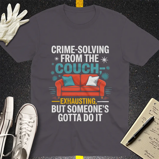 Crows Before Bros T-shirt - Charcoal