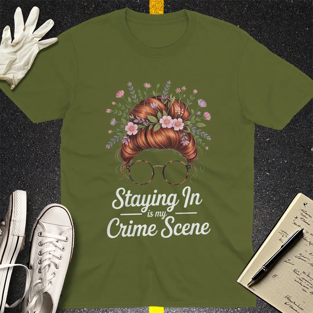 Crows Before Bros T-shirt - Military Green
