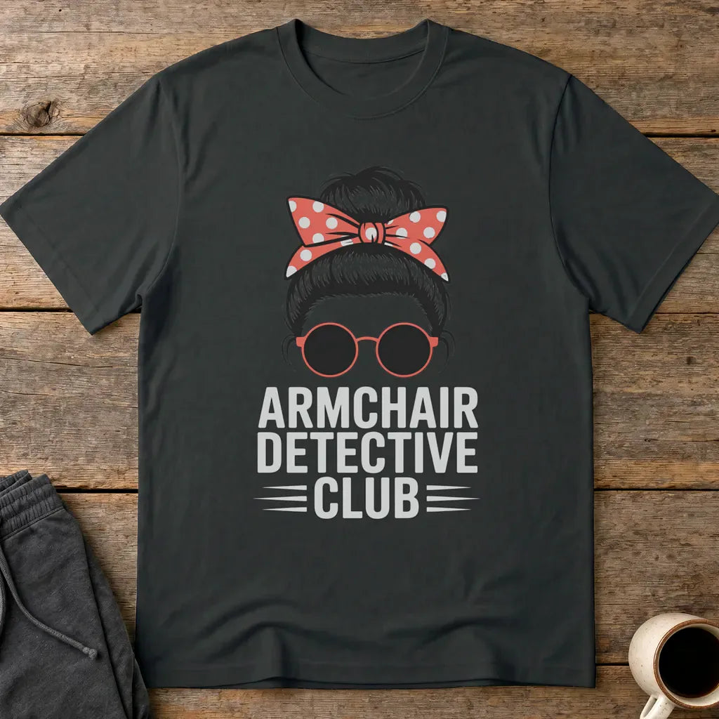 Armchair Detective Club T-Shirt - Black