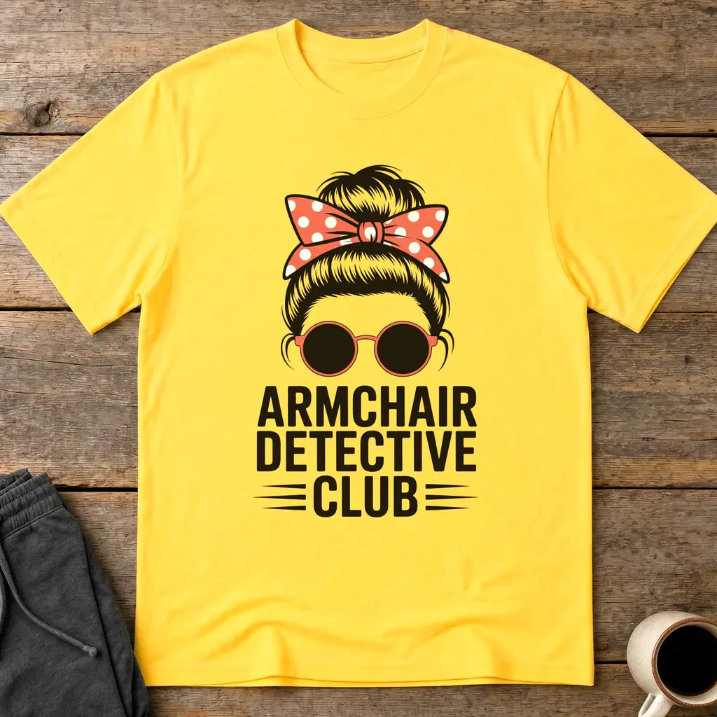 Armchair Detective Club T-Shirt - Daisy