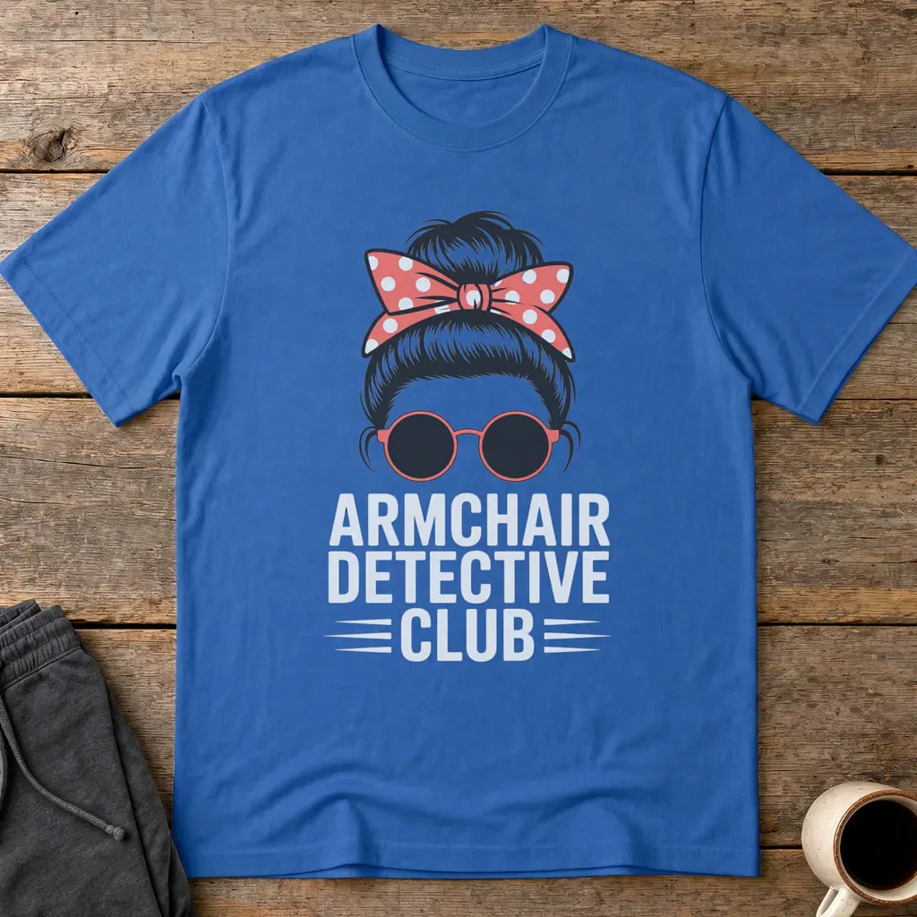 Armchair Detective Club T-Shirt - Royal