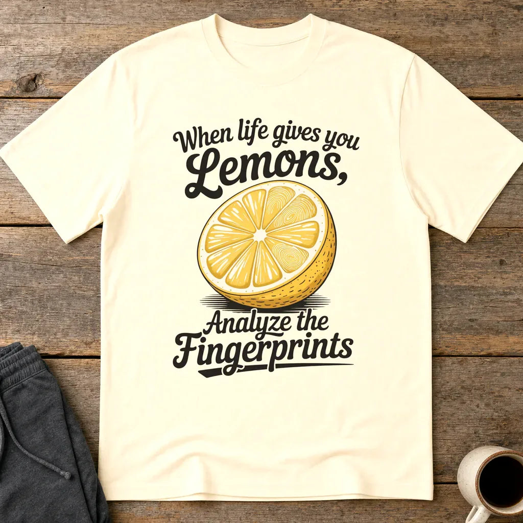 Analyze the Fingerprints T-Shirt - Natural