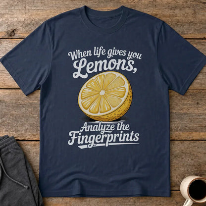 Analyze the Fingerprints T-Shirt - Navy