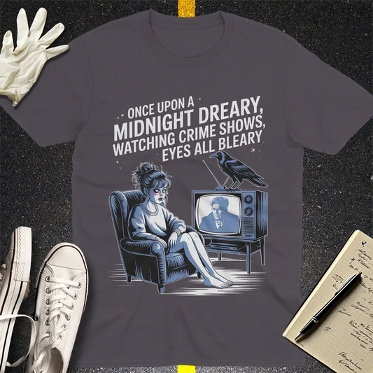 Crows Before Bros T-shirt - Charcoal