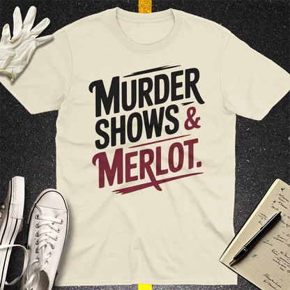 Crows Before Bros T-shirt - Natural