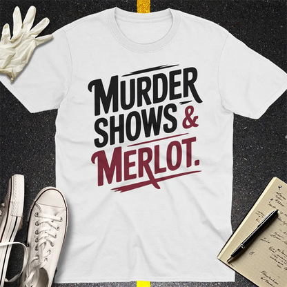 Crows Before Bros T-shirt - White