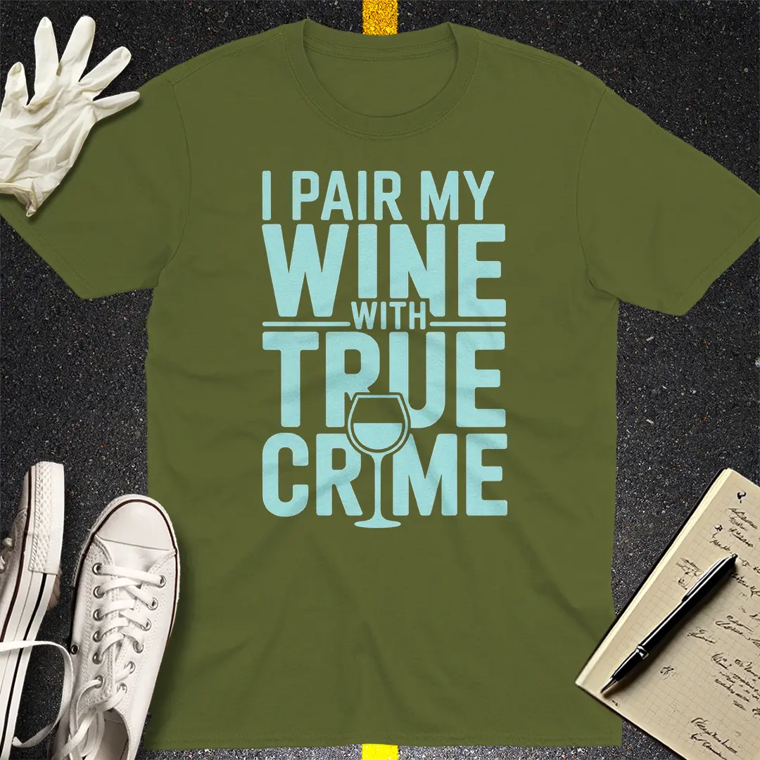 Crows Before Bros T-shirt - Military Green