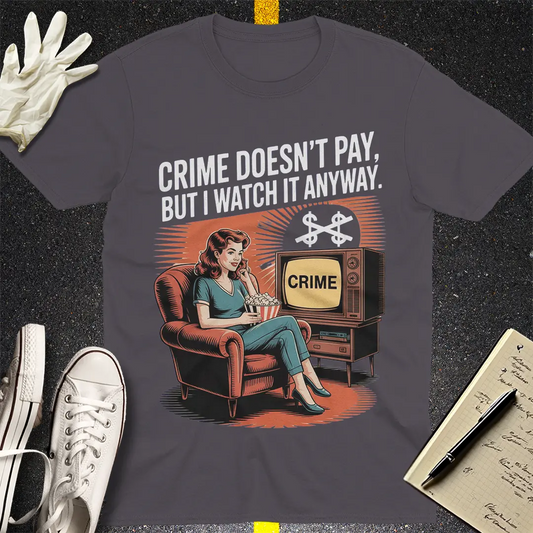 Crows Before Bros T-shirt - Charcoal