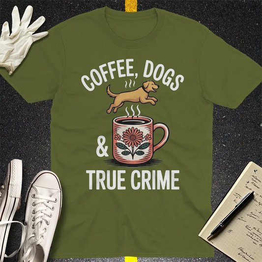 Crows Before Bros T-shirt - Military Green