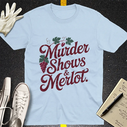 Crows Before Bros T-shirt - Light Blue