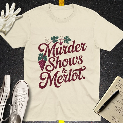 Crows Before Bros T-shirt - Natural