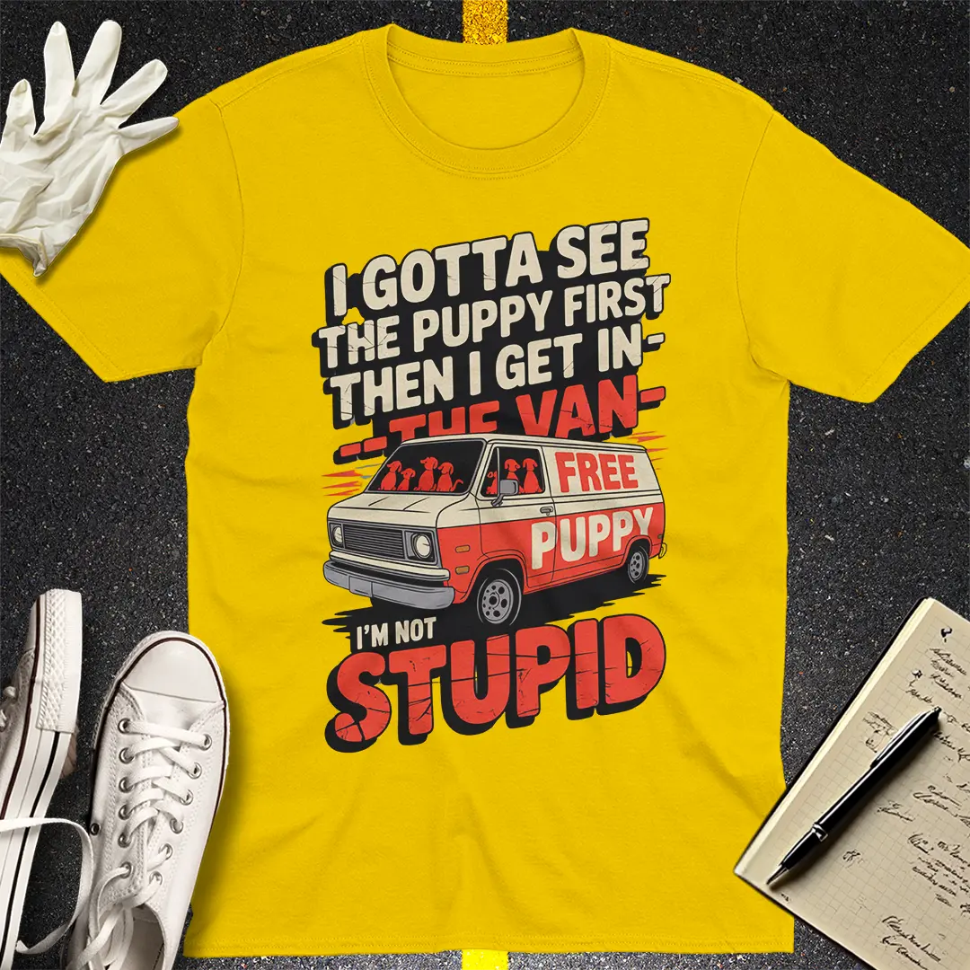 Free Puppy Logic T-Shirt - Daisy