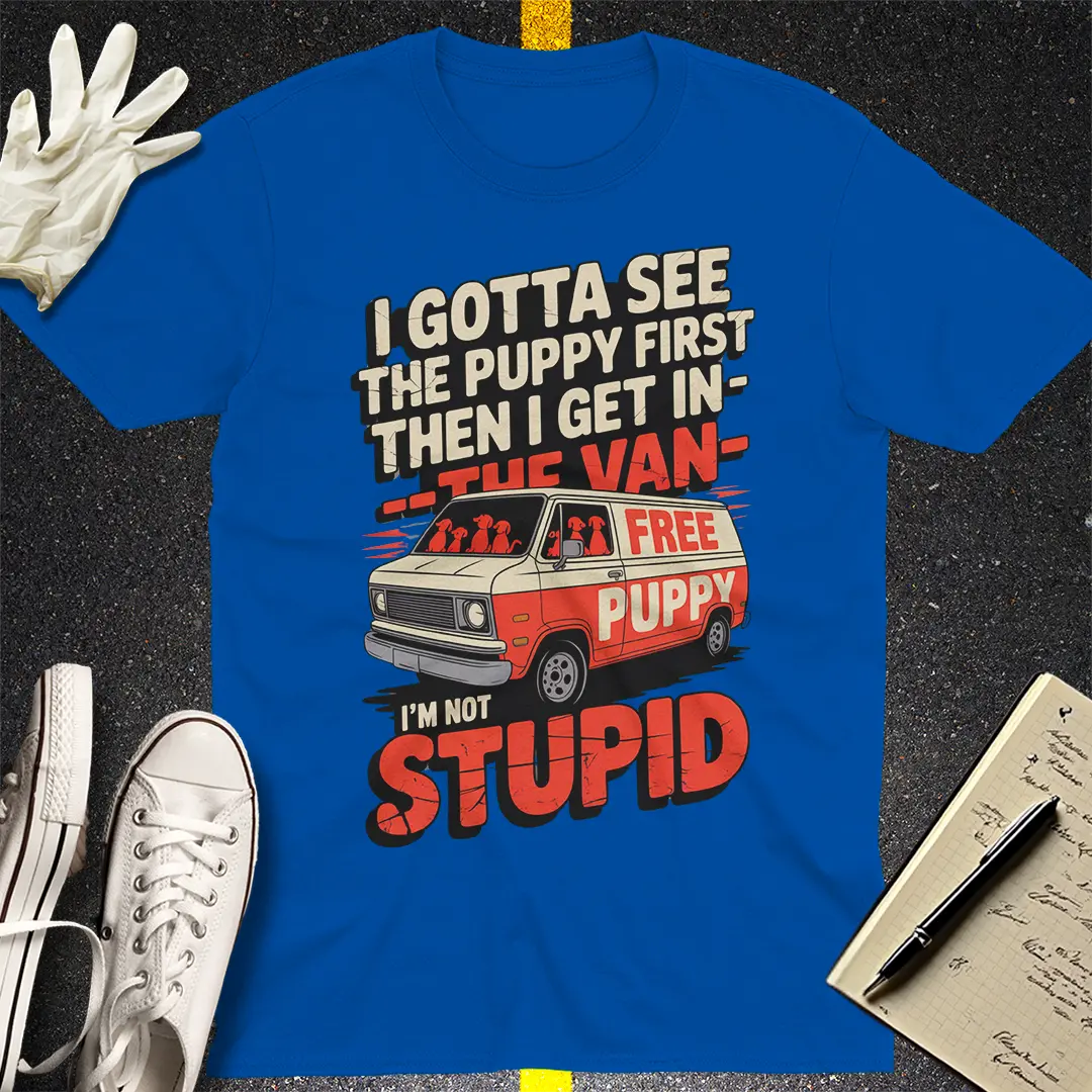 Free Puppy Logic T-Shirt - Royal