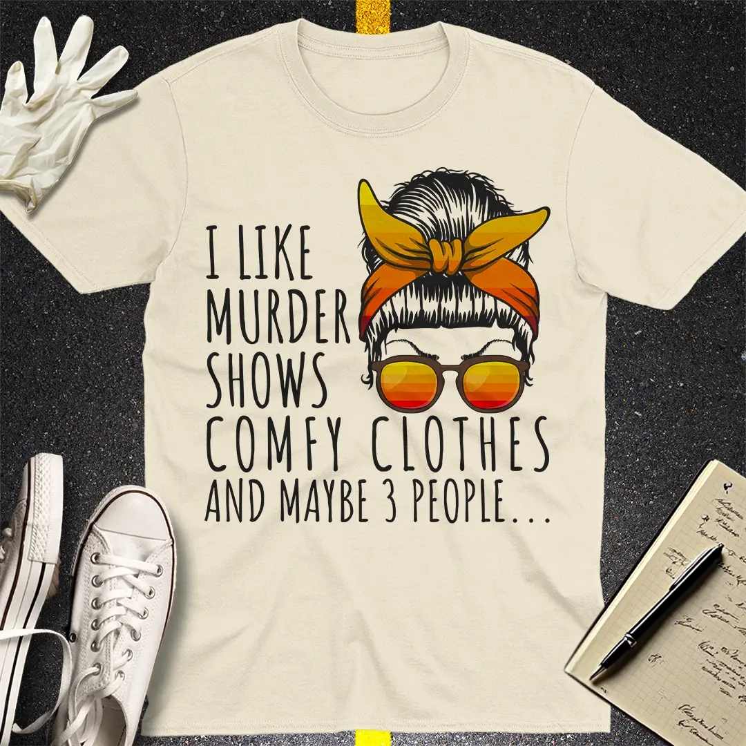 Messy Bun Legal Fun T-Shirt - Natural
