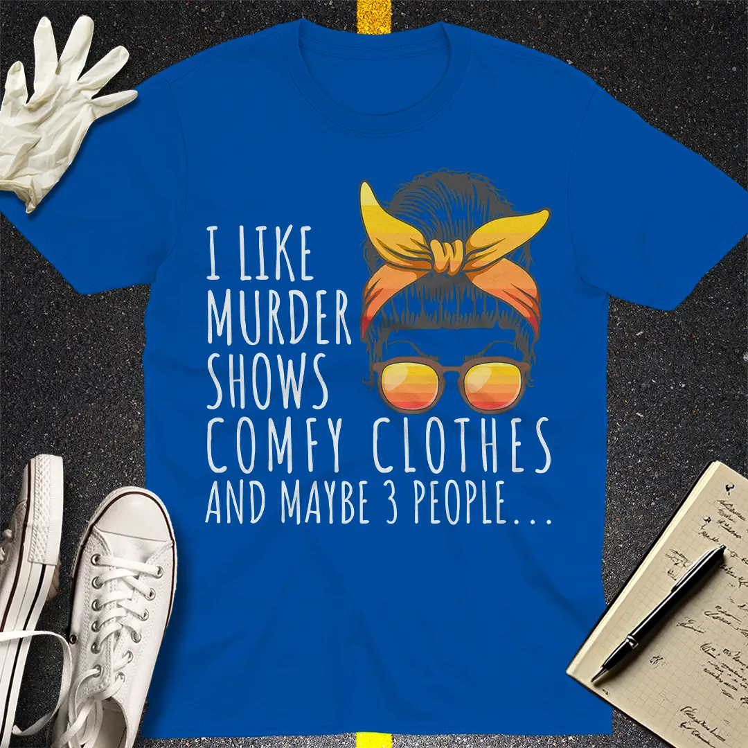 Messy Bun Legal Fun T-Shirt - Royal
