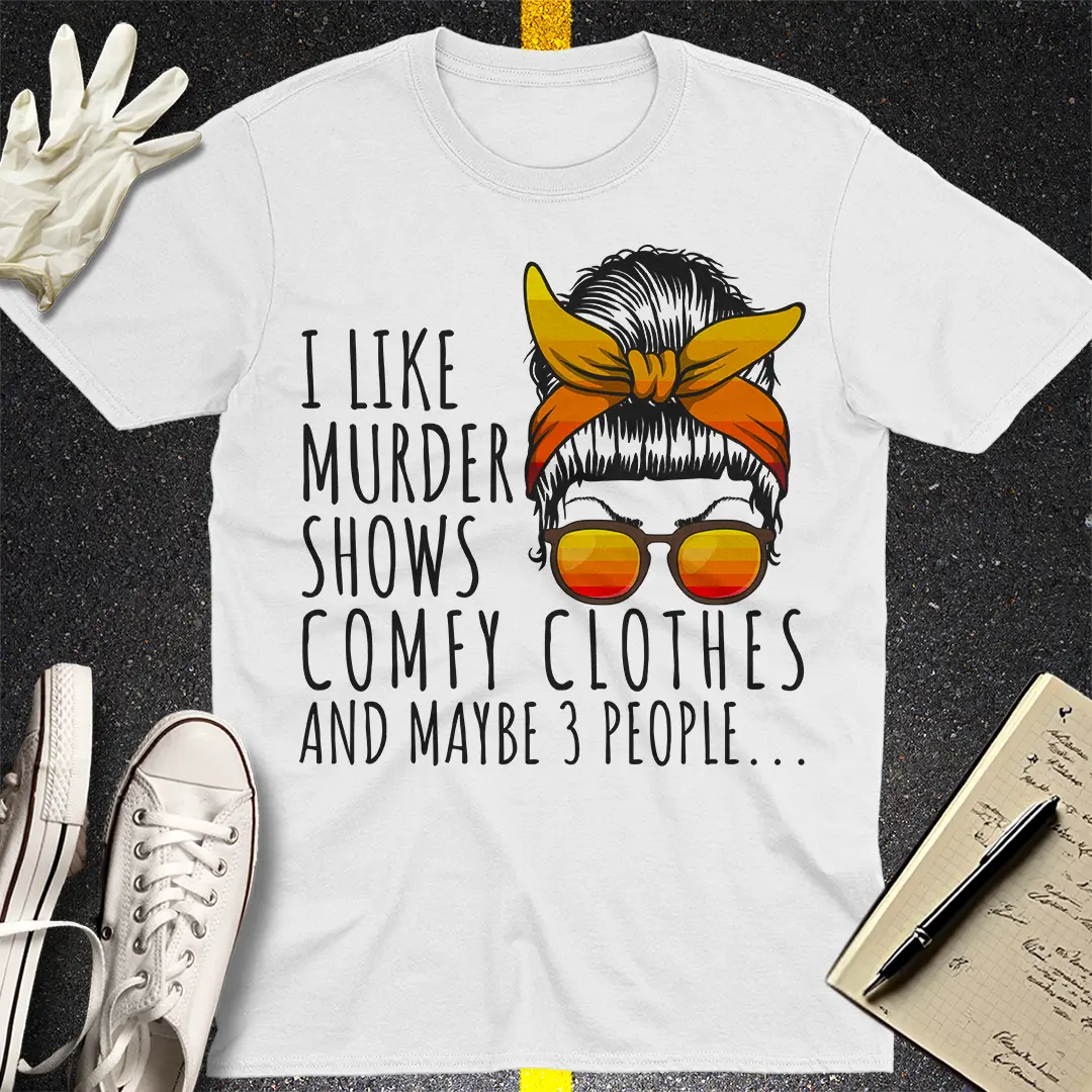 Messy Bun Legal Fun T-Shirt - White