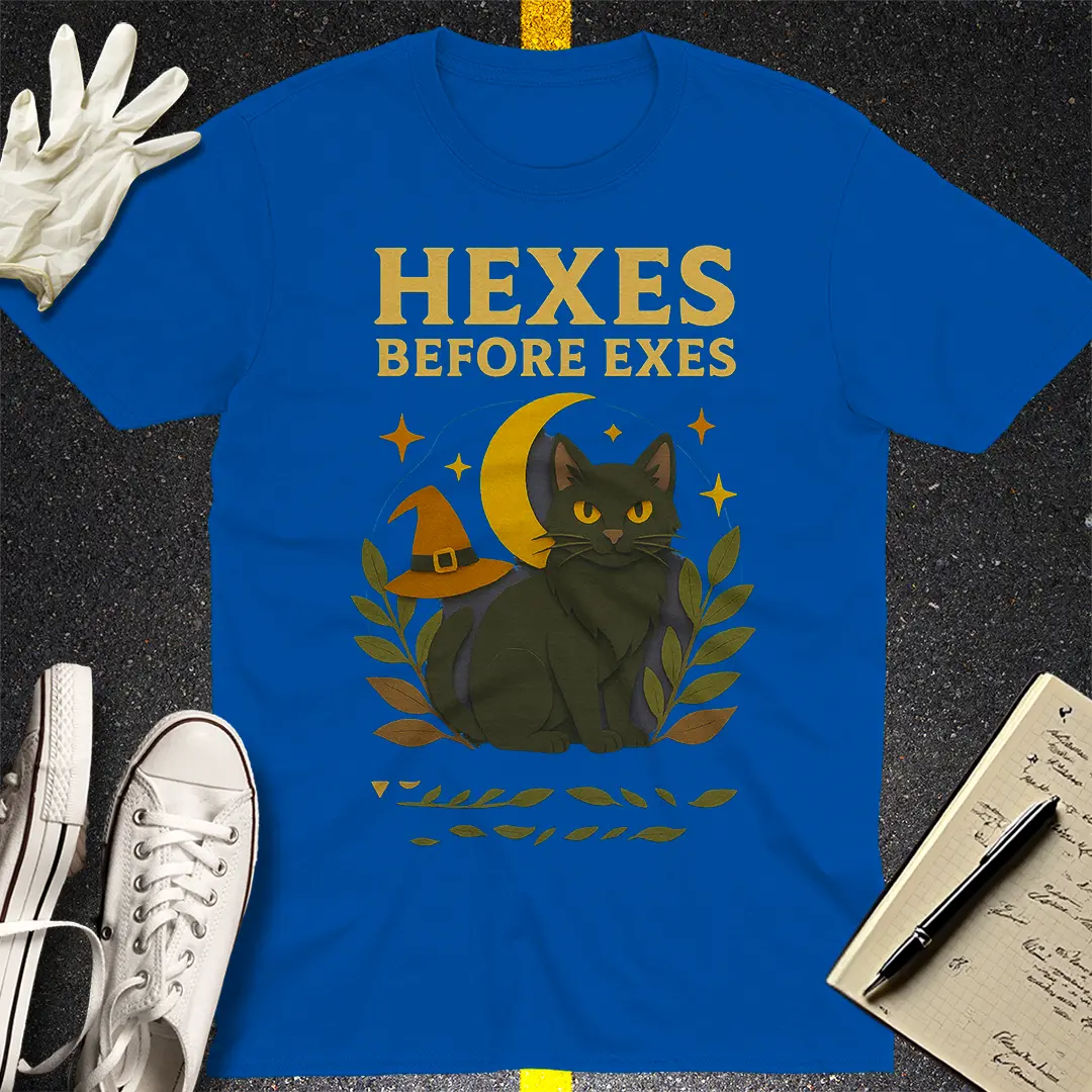 Hexes Before Exes T-Shirt - Royal