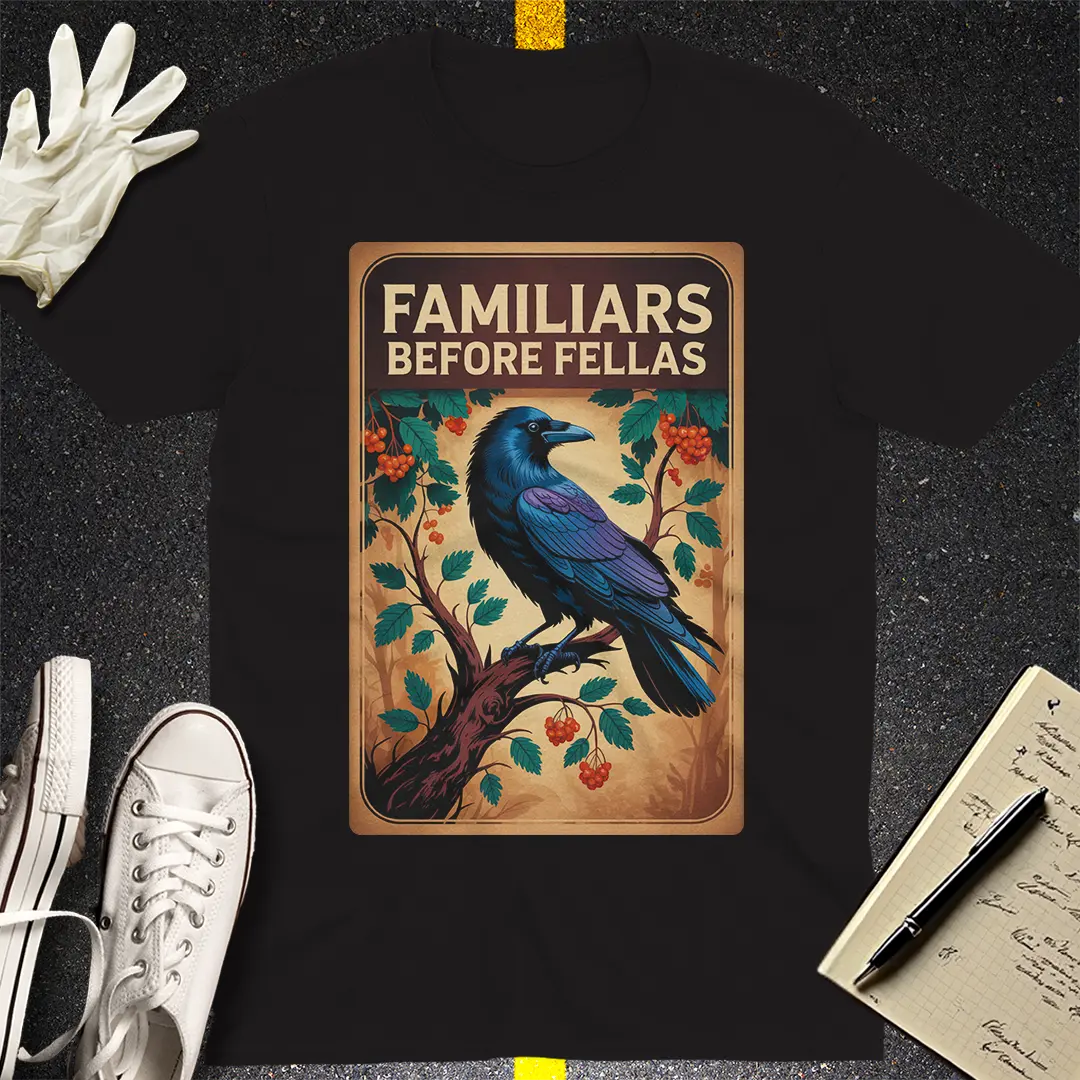 Familiars Before Fellas T-Shirt - Black