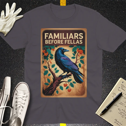 Familiars Before Fellas T-Shirt - Charcoal