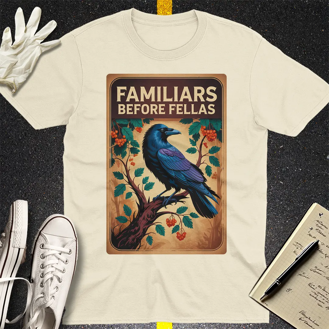 Familiars Before Fellas T-Shirt - Natural