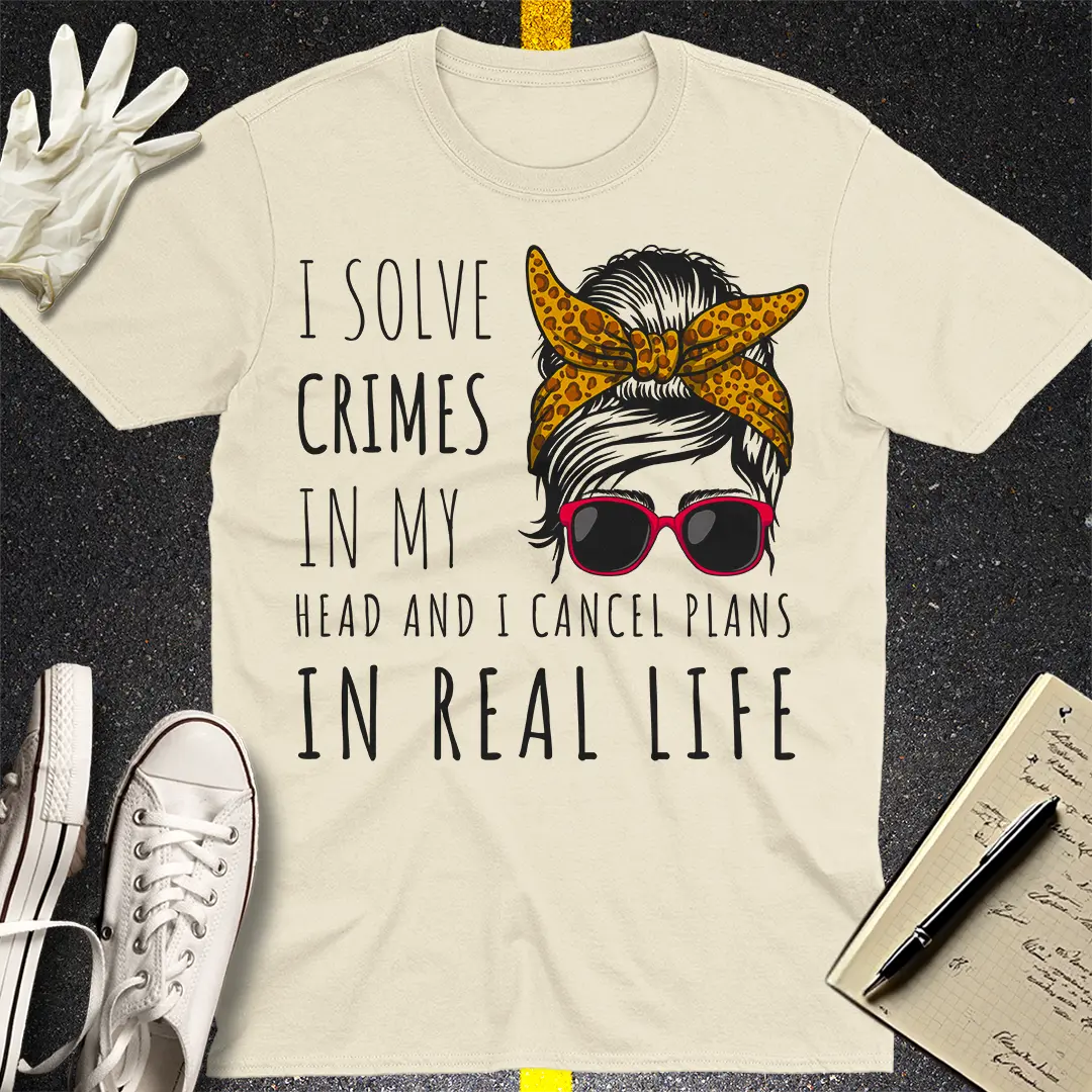 Mom Life Leopard Bandana T-Shirt - Natural