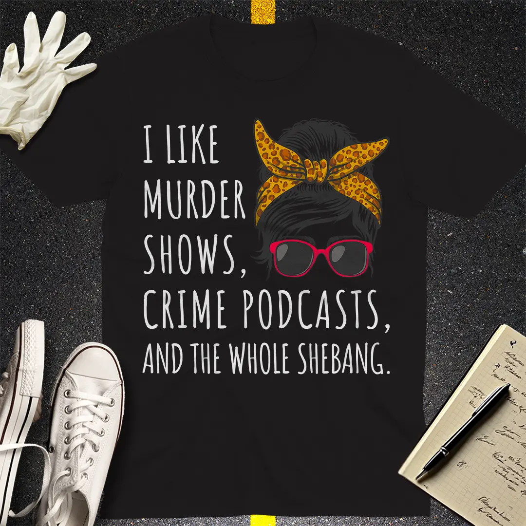 Messy Bun Justice T-Shirt - Black