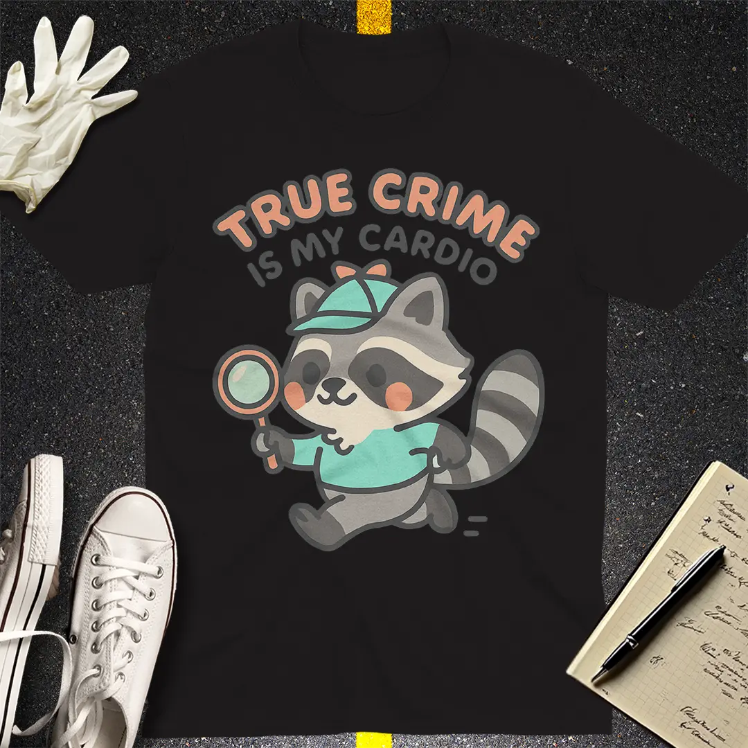 True Crime Cardio T-Shirt - Black
