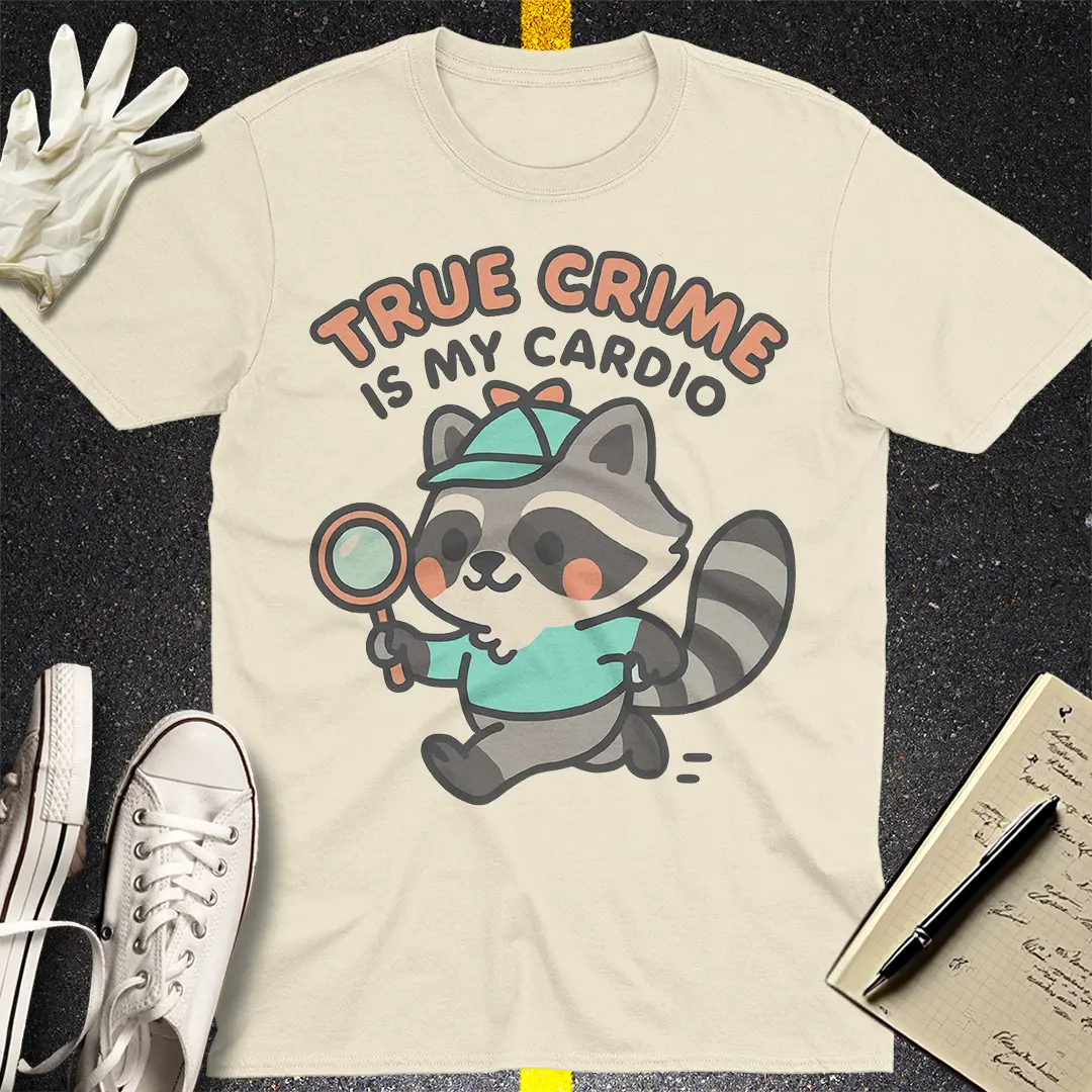 True Crime Cardio T-Shirt - Natural