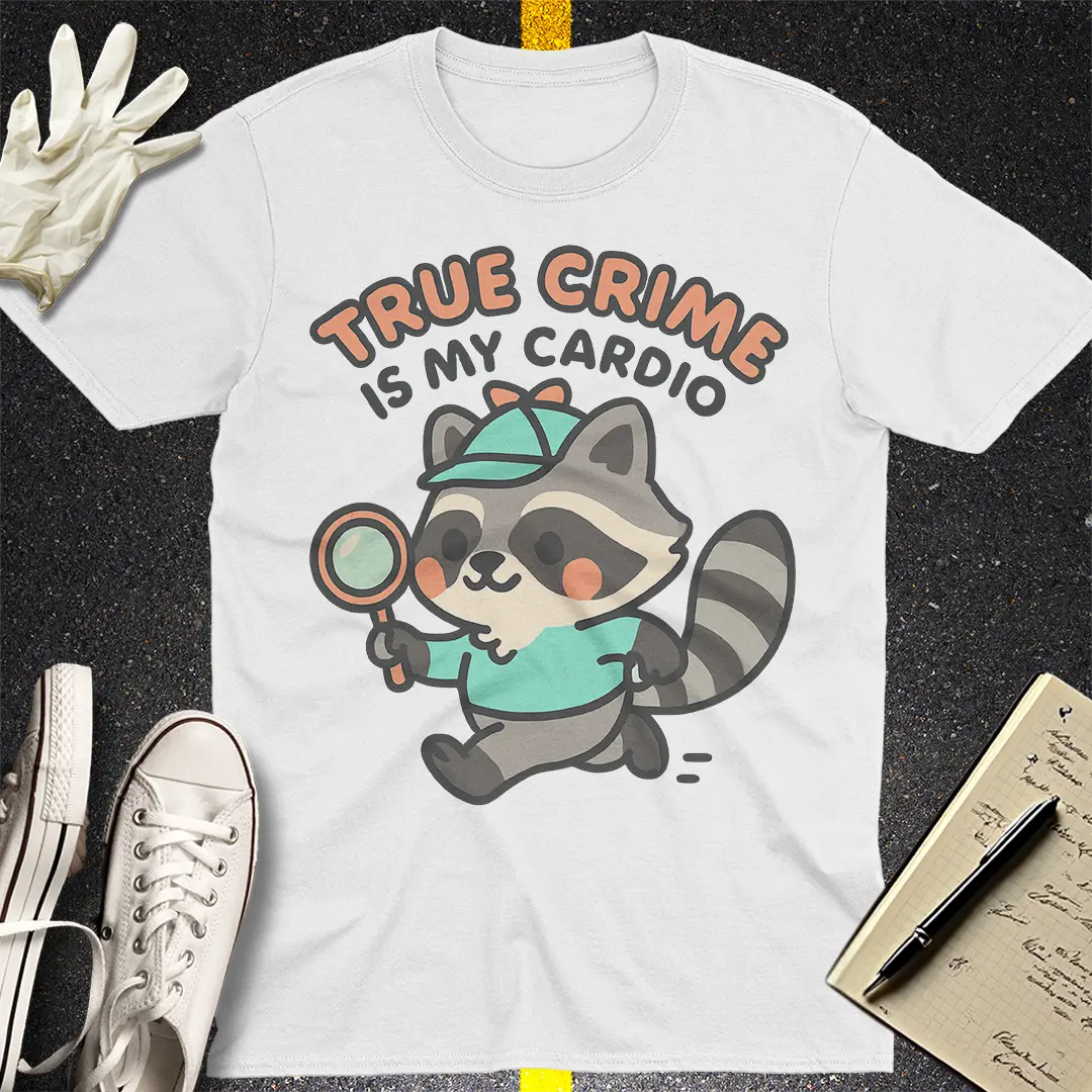 True Crime Cardio T-Shirt - White
