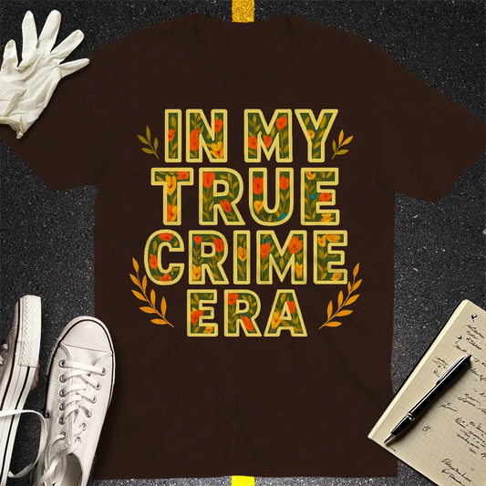 True Crime Era T-Shirt - Dark Chocolate