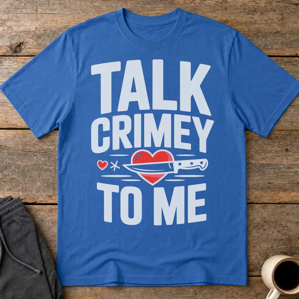 Talk Crimey To Me T-Shirt - Royal