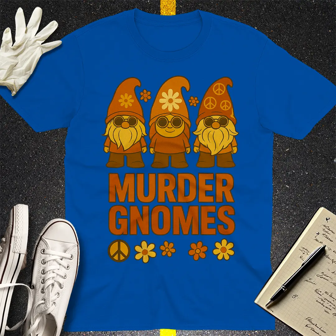 Murder Gnomes T-Shirt - Royal