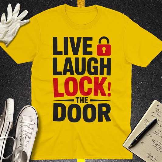Live Laugh Lock T-Shirt - Daisy