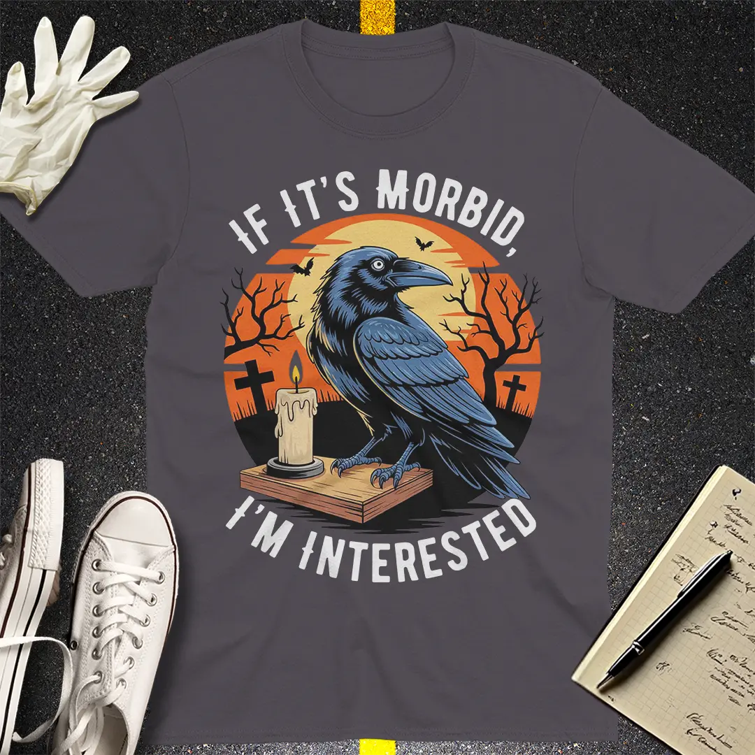 Midnight Raven T-Shirt - Charcoal
