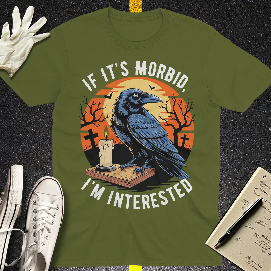 Midnight Raven T-Shirt - Military Green