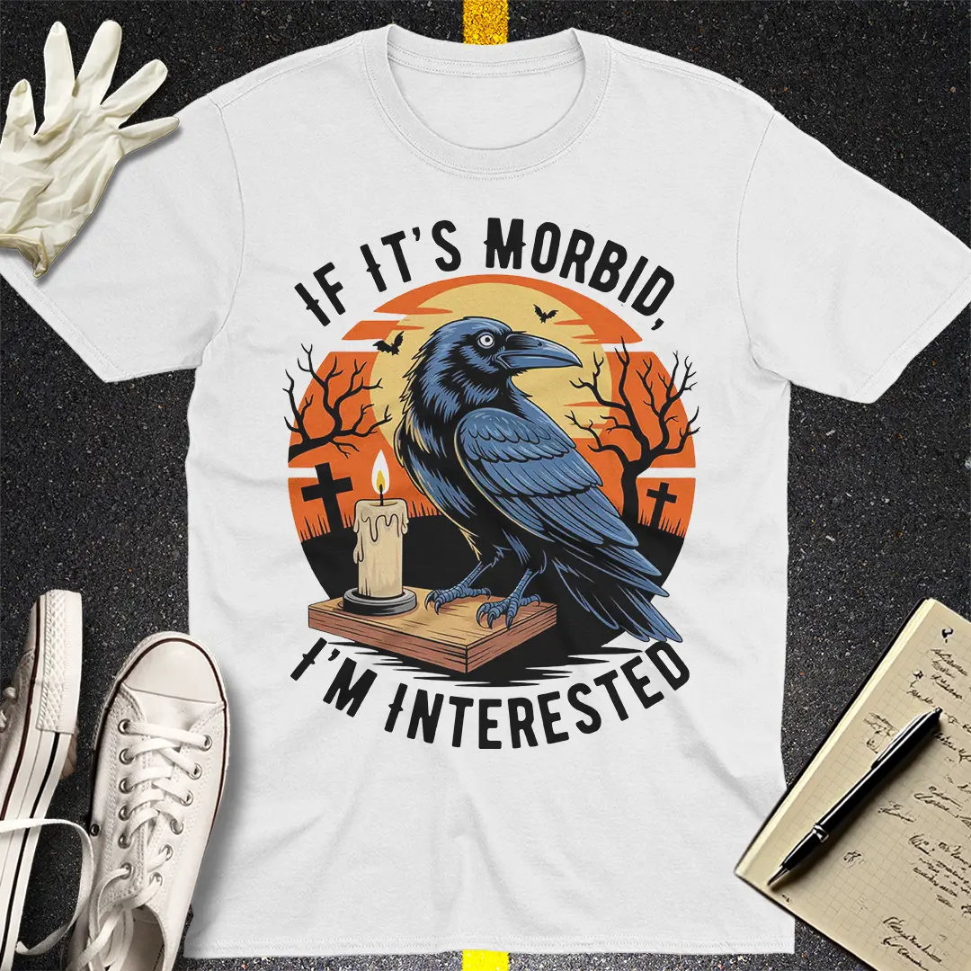 Midnight Raven T-Shirt - White