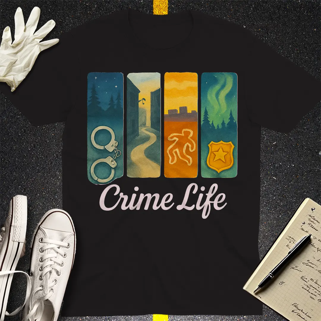 Crime Life T-Shirt - Black