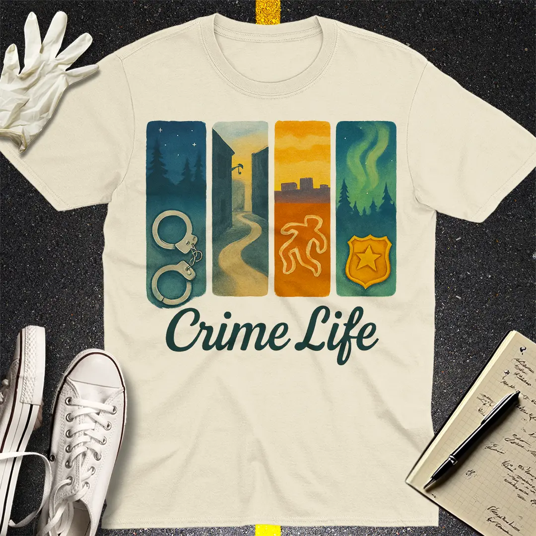 Crime Life T-Shirt - Natural