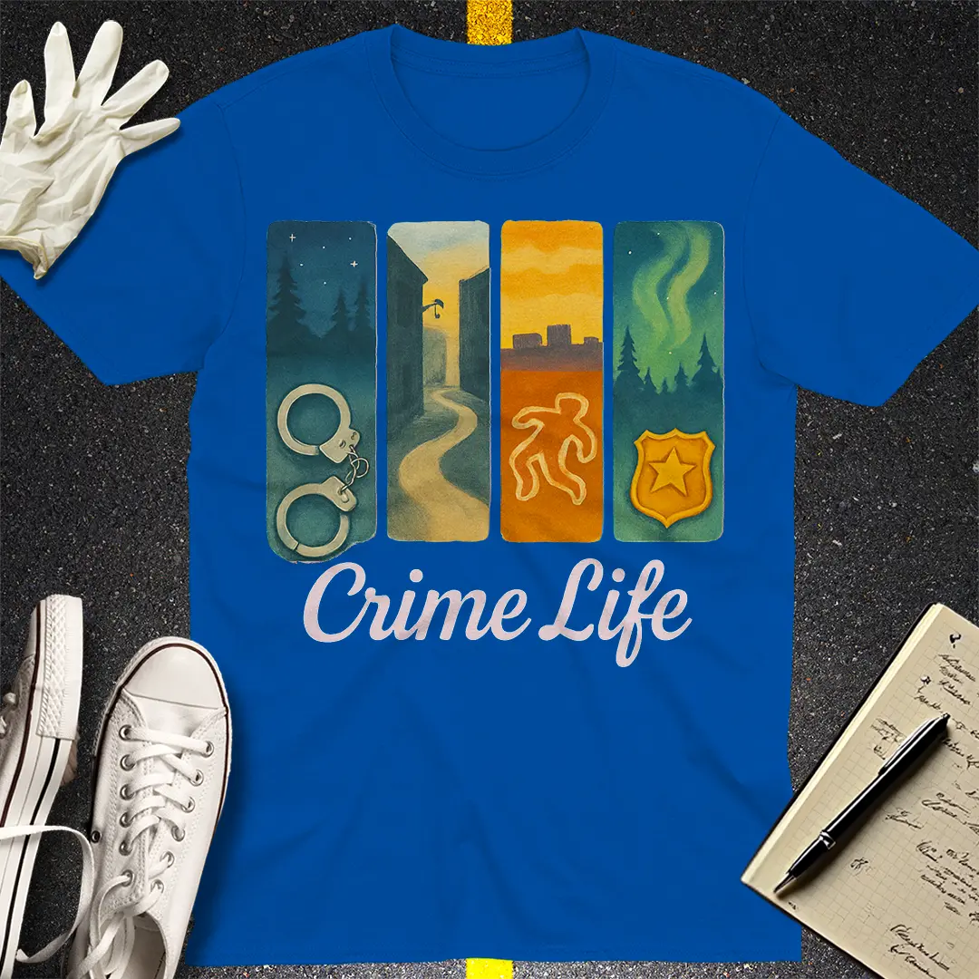 Crime Life T-Shirt - Royal