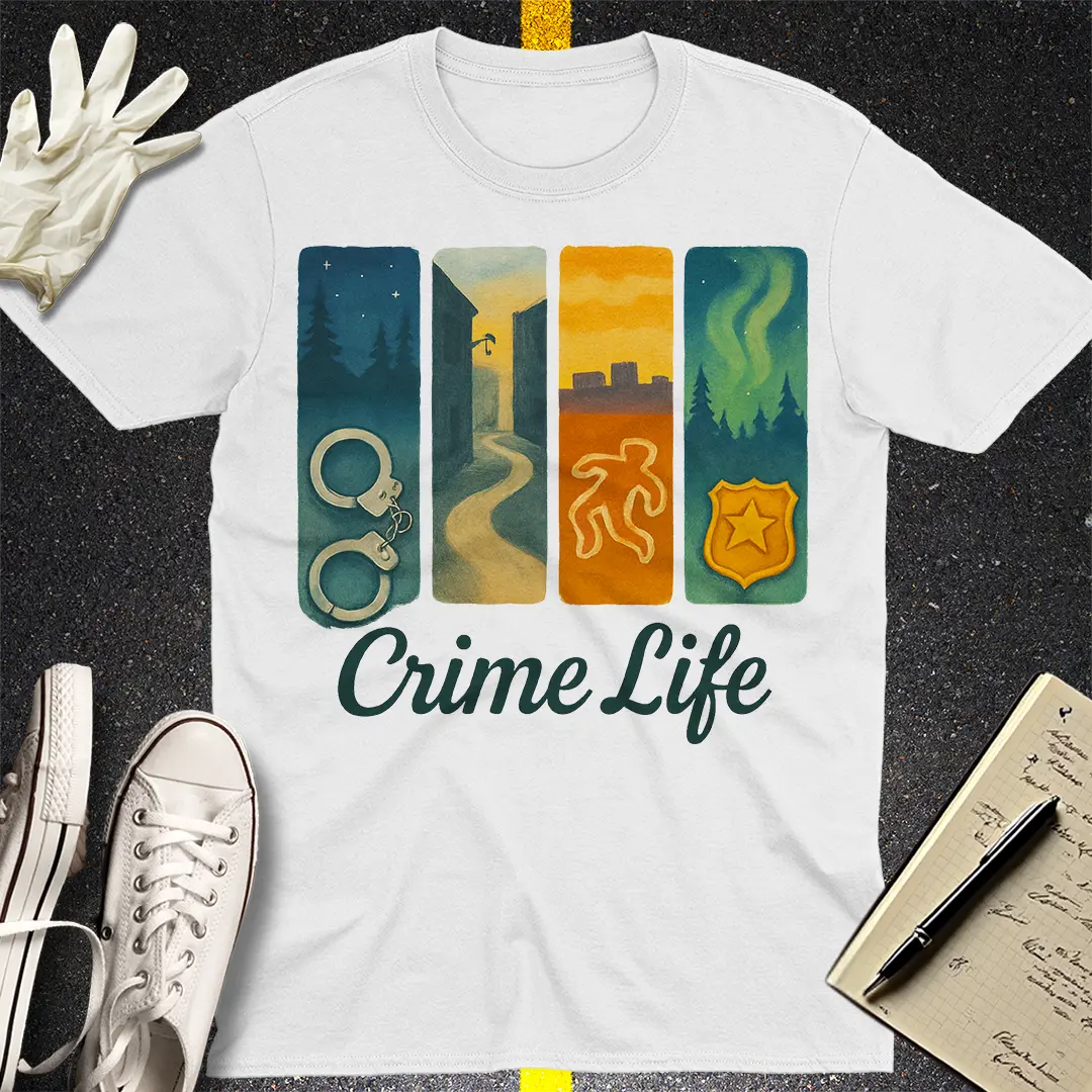 Crime Life T-Shirt - White