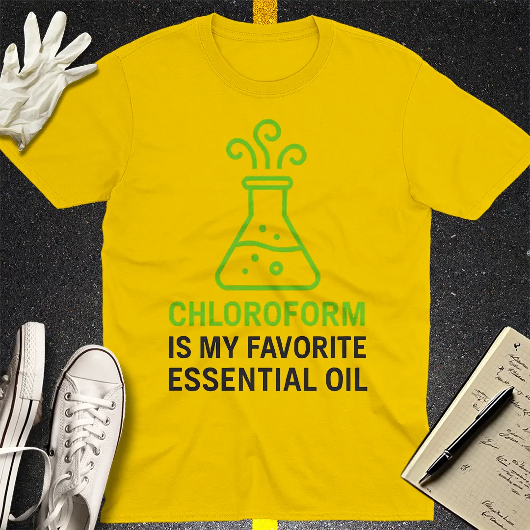 Chloroform Essential Oil T-Shirt - Daisy