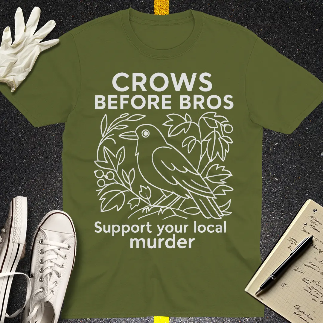 Justice Scales T-Shirt - Military Green