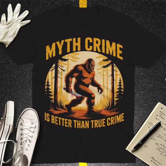 Myth Crime Sasquatch T-Shirt - Black
